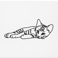 Premium Vector | Cat pets tabby cat animals sketch cats line art cat  illustration
